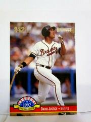 David Justice Baseball Cards 1993 Panini Donruss Long Ball Leaders Prices
