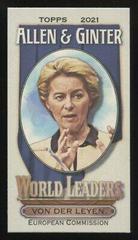 Ursula Von Der Leyen #MWL-23 Baseball Cards 2021 Topps Allen & Ginter World Leaders Minis Prices