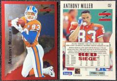 Anthony Miller [Red Siege] #132 Football Cards 1995 Panini Score Prices