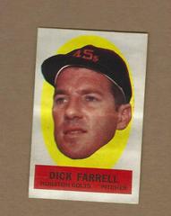 Dick Farrell Baseball Cards 1963 Topps Peel Offs Prices