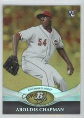 Aroldis Chapman [Gold] Baseball Cards 2011 Bowman Platinum Prices