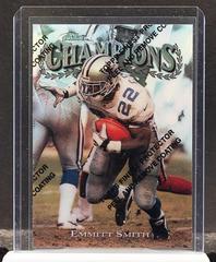 Emmitt Smith [Refractor w/ Coating] Football Cards 1997 Topps Finest Prices