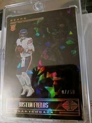 Justin Fields [Black Ice] Football Cards 2021 Panini Illusions Prices