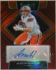 Austin Hooper [Maroon] Football Cards 2021 Panini Select Signatures Prizm Prices