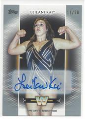 Leilani Kai [Silver Autograph] Wrestling Cards 2017 Topps WWE Women's Division Prices