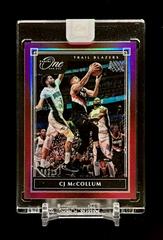 CJ McCollum [Red] #7 Basketball Cards 2019 Panini One and One Prices