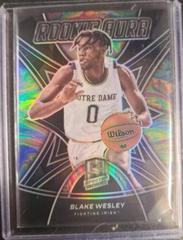 Blake Wesley Basketball Cards 2022 Panini Chronicles Draft Picks Rookie Aura Prices