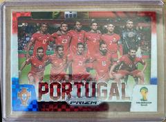 Portugal [Red White Blue Power Plaid] #27 Soccer Cards 2014 Panini Prizm World Cup Team Photos Prices