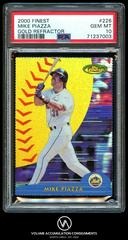 Mike Piazza [Refractor] Baseball Cards 2000 Finest Prices