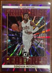 Donovan Mitchell [Purple] #6 Basketball Cards 2023 Panini Donruss Franchise Features Prices