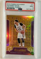 Anthony Davis [Purple] #77 Basketball Cards 2015 Panini Excalibur Crusade Prices