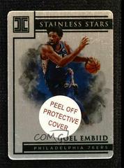 Joel Embiid #20 Basketball Cards 2019 Panini Impeccable Stainless Stars Prices