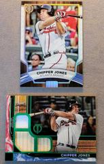 Chipper Jones Baseball Cards 2022 Topps Tribute Triple Relics Prices