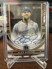 Alex Gordon [Blue] Baseball Cards 2023 Topps Tribute Autographs Prices