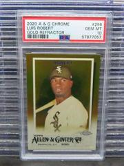 Luis Robert [Gold] #256 Baseball Cards 2020 Topps Allen & Ginter Chrome Prices