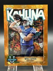 Will Levis [Orange] #TBK-7 Football Cards 2022 Bowman Chrome University The Big Kahuna Prices