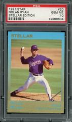 Nolan Ryan [Major League Stats] Baseball Cards 1991 Star Stellar Edition Prices
