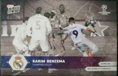 Karim Benzema [Black] #67 Soccer Cards 2020 Topps Now UEFA Champions League Prices