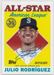 Julio Rodriguez #88ASA-JR Baseball Cards 2023 Topps 1988 All Star Autographs Prices