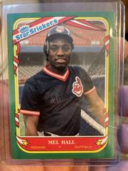 Mel Hall #53 Baseball Cards 1987 Fleer Star Stickers Prices
