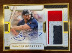 Xander Bogaerts #FAC-XB Baseball Cards 2023 Topps Definitive Framed Autograph Patch Collection Prices