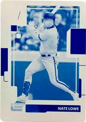 Nate Lowe [One Hundred Emoji] #216 Baseball Cards 2022 Panini Donruss Prices
