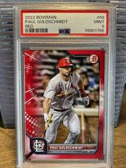 Paul Goldschmidt [Red] #69 Baseball Cards 2022 Bowman Prices