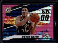 Malcolm Brogdon [Pink Fluorescent] Basketball Cards 2019 Panini Mosaic Give and Go Prices
