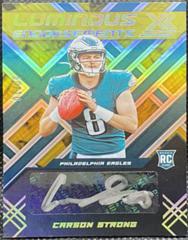 Carson Strong [Gold] Football Cards 2022 Panini XR Luminous Endorsements Prices