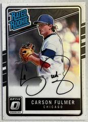 Carson Fulmer #RRS-CF Baseball Cards 2017 Panini Donruss Optic Rated Rookie Signatures Prices