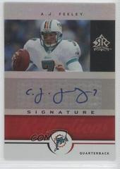 A.J. Feeley [Red] #SR-AF Football Cards 2005 Upper Deck Reflections Signatures Prices