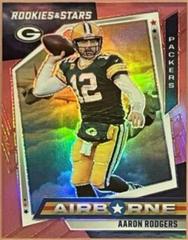 Aaron Rodgers [Pink] #AB7 Football Cards 2021 Panini Rookies and Stars Airborne Prices