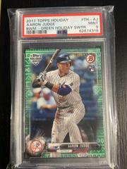 Aaron Judge [Green Holiday Sweater] #TH-AJ Baseball Cards 2017 Topps Holiday Bowman Prices