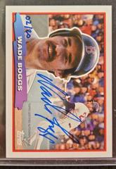 Wade Boggs [Autograph] Baseball Cards 2022 Topps Archives 1988 Big Minis Prices