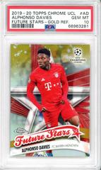Alphonso Davies [Gold Refractor] #FS-AD Soccer Cards 2019 Topps Chrome UEFA Champions League Future Stars Prices