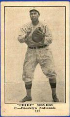 'Chief' Meyers Baseball Cards 1917 Collins McCarthy Prices