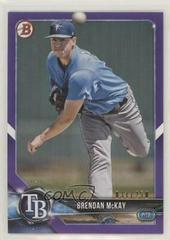 Brendan McKay [Purple] #BD-100 Baseball Cards 2018 Bowman Draft Prices