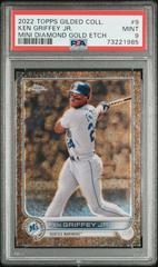 Ken Griffey Jr. [Mini Diamond Gold] #9 Baseball Cards 2022 Topps Gilded Collection Prices