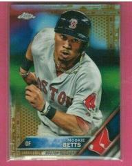 Mookie Betts [Gold Refractor] Baseball Cards 2016 Topps Chrome Prices