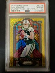 Sam Darnold [Gold Mojo] #SG-9 Football Cards 2018 Panini Prizm Stained Glass Prices