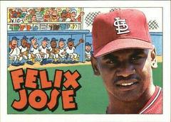 Felix Jose #29 Baseball Cards 1992 Topps Kids Prices