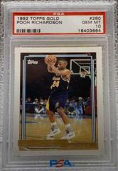 Pooh Richardson #280 Basketball Cards 1992 Topps Gold Prices