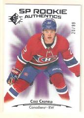 Cole Caufield [Purple] #124 Hockey Cards 2021 SP Prices