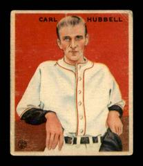 Carl Hubbell Baseball Cards 1933 Goudey Prices