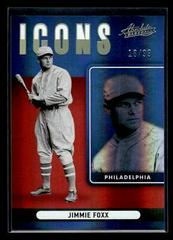 Jimmie Foxx [Spectrum Red] #I-1 Baseball Cards 2022 Panini Absolute Icons Prices