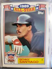 Benny Santiago #9 Baseball Cards 1990 Topps All Star Glossy Set of 22 Prices