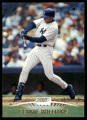 Bernie Williams #240 Baseball Cards 1999 Stadium Club Prices