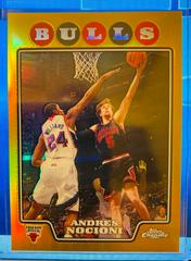 Andres Nocioni Gold Refractor Basketball Cards 2008 Topps Chrome Prices