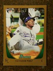 Salvador Perez [Gold] Baseball Cards 2011 Bowman Draft Prices