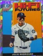 Julio Rodriguez [Atomic Refractor] #HIFI-4 Baseball Cards 2022 Bowman Hi Fi Futures Prices